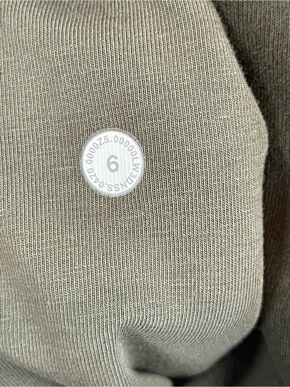 lululemon Scuba Crew Sweatshirt size 6 Olive